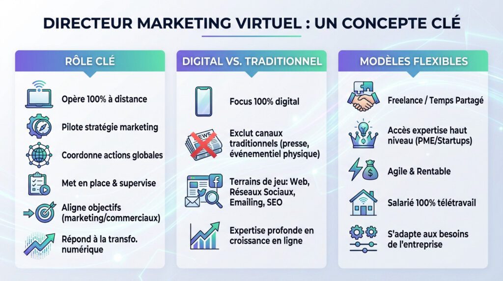 Directeur marketing virtuel | Guide stratégique 2025