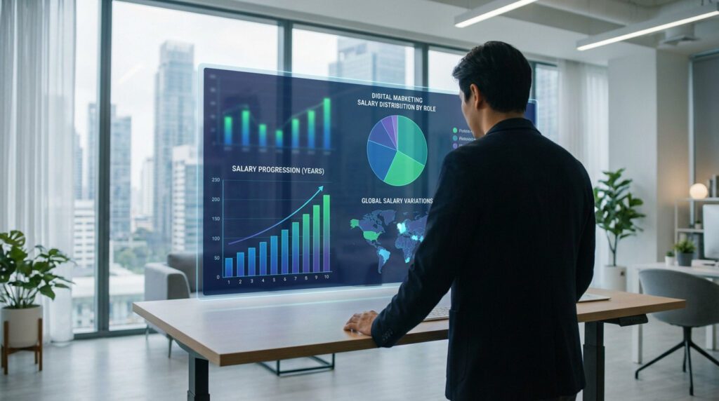 Salaire marketing digital 2026 | La grille détaillée